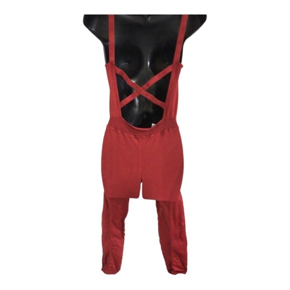 Free People FP movement brick reddish brown Good karma onesie jumpsuit size M/L - Picture 10 of 10